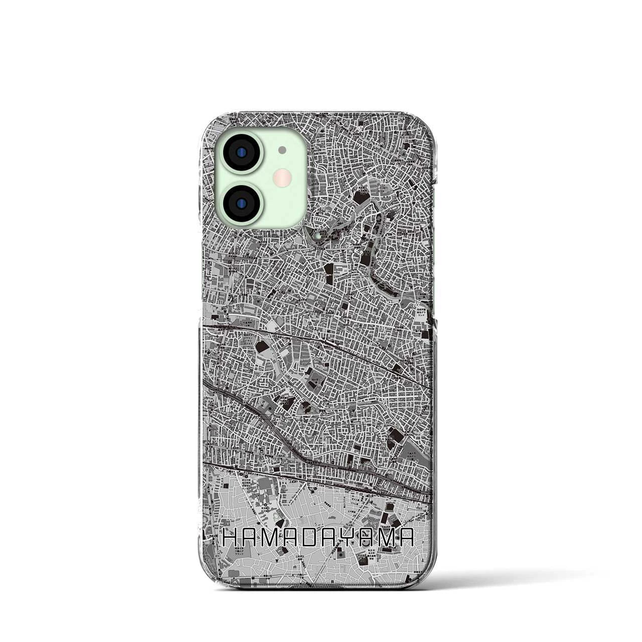 【浜田山(東京都)】地図柄iPhoneケース(クリアタイプ)