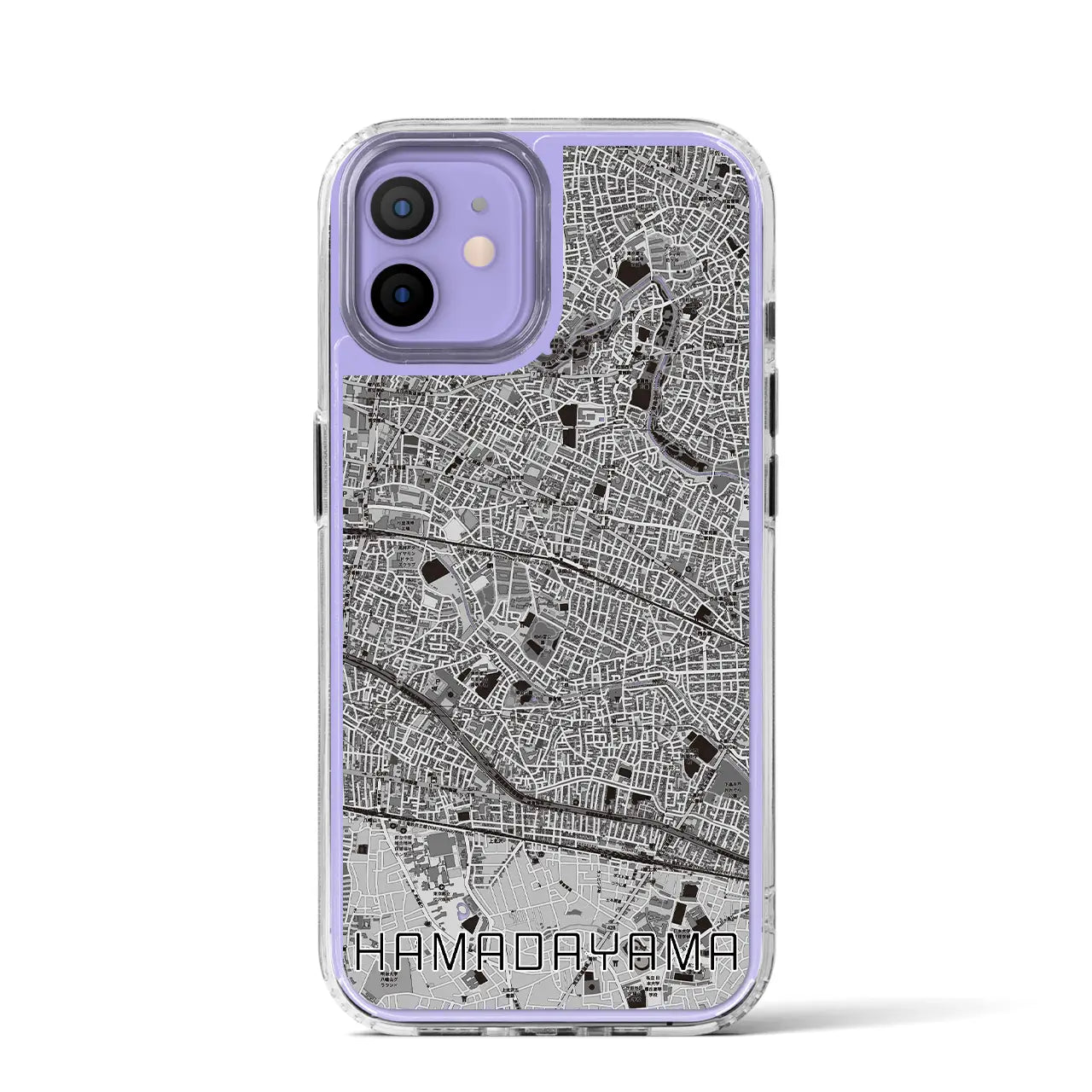 【浜田山(東京都)】地図柄iPhoneケース(MagSafeタイプ)