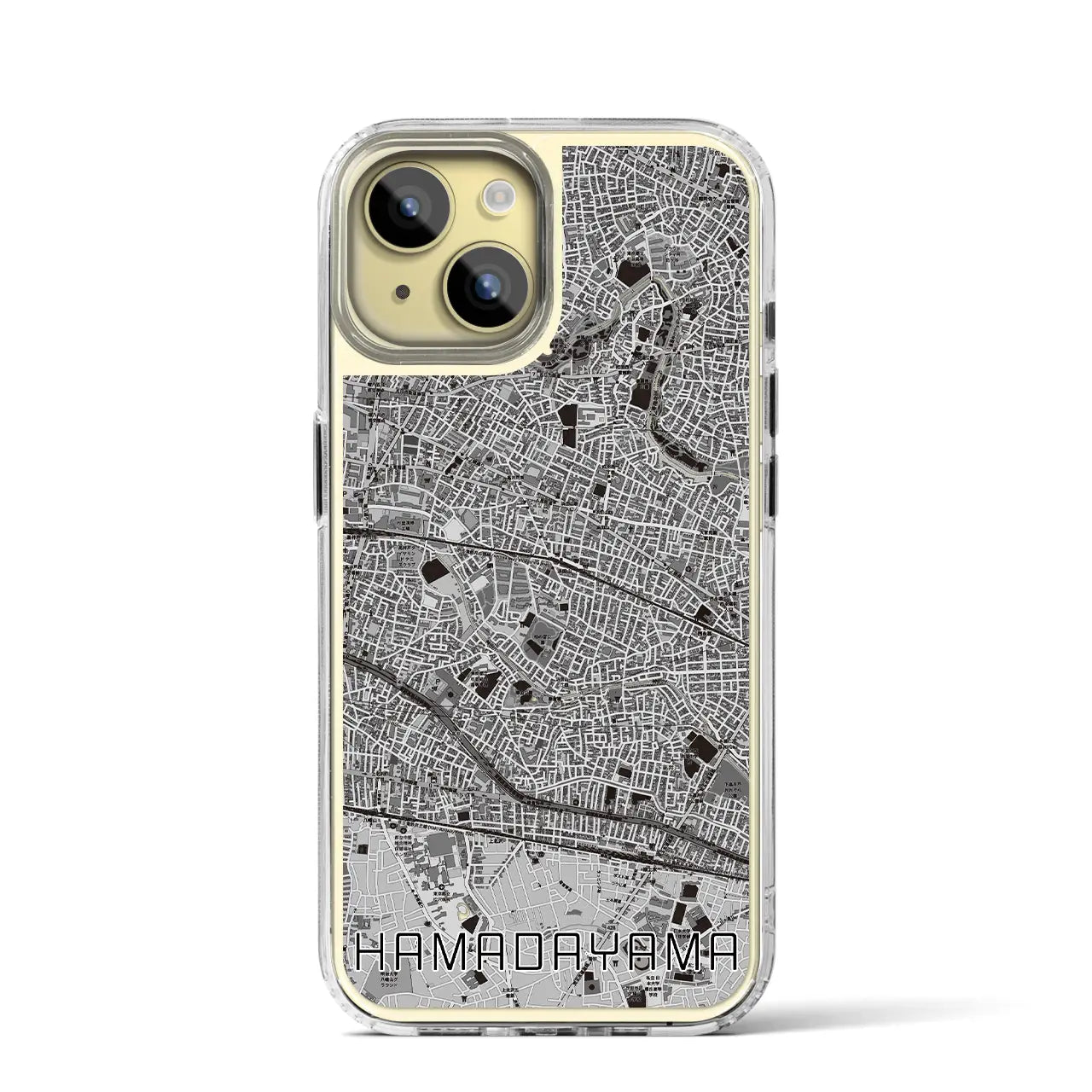【浜田山(東京都)】地図柄iPhoneケース(MagSafeタイプ)