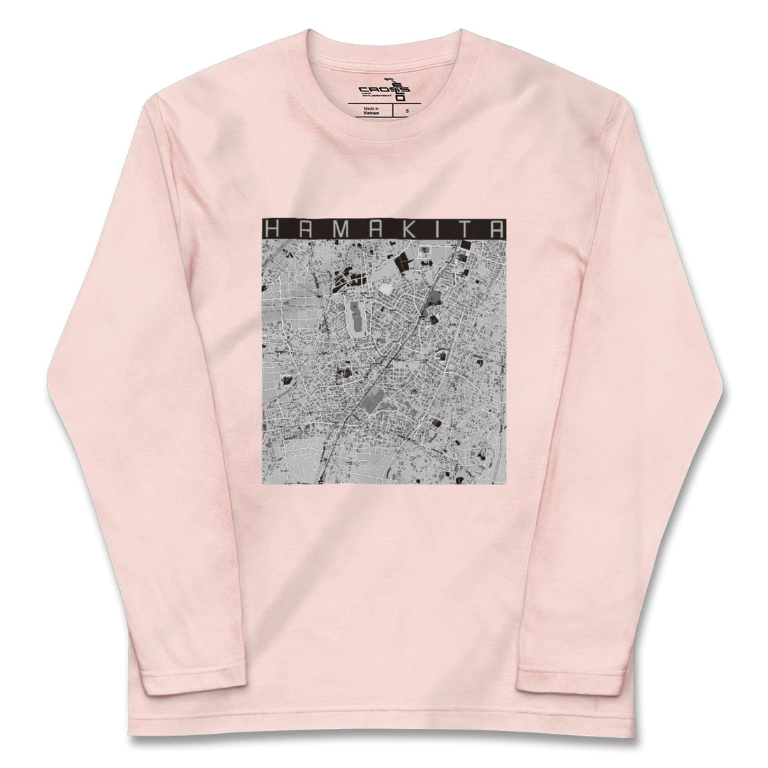 【浜北(静岡県)】地図柄ロングスリーブTシャツ