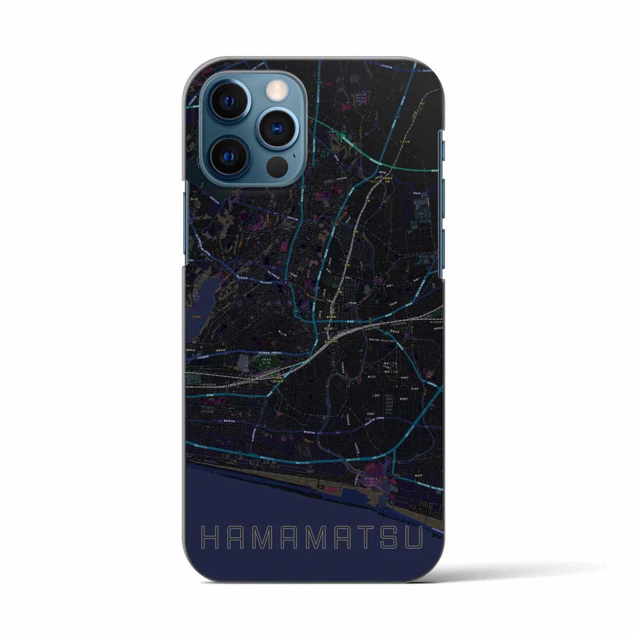 【浜松(静岡県)】地図柄iPhoneケース(バックカバータイプ)