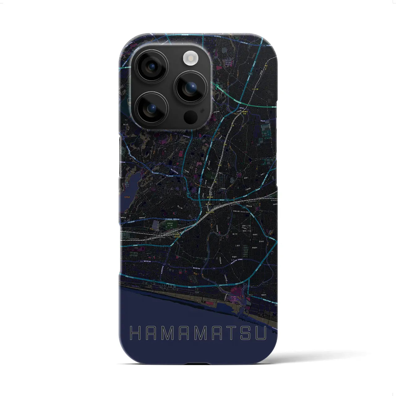 【浜松(静岡県)】地図柄iPhoneケース(バックカバータイプ)