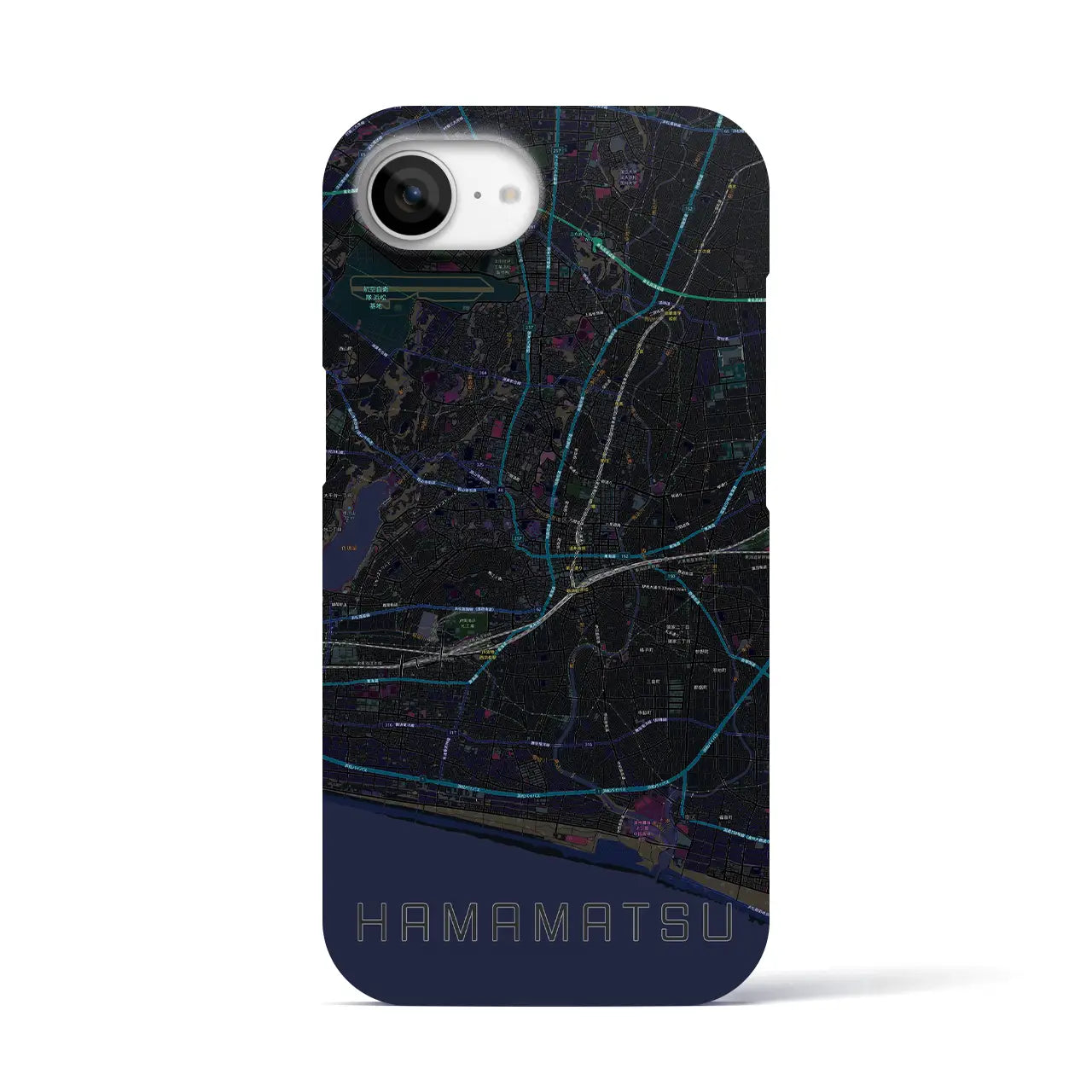 【浜松(静岡県)】地図柄iPhoneケース(バックカバータイプ)
