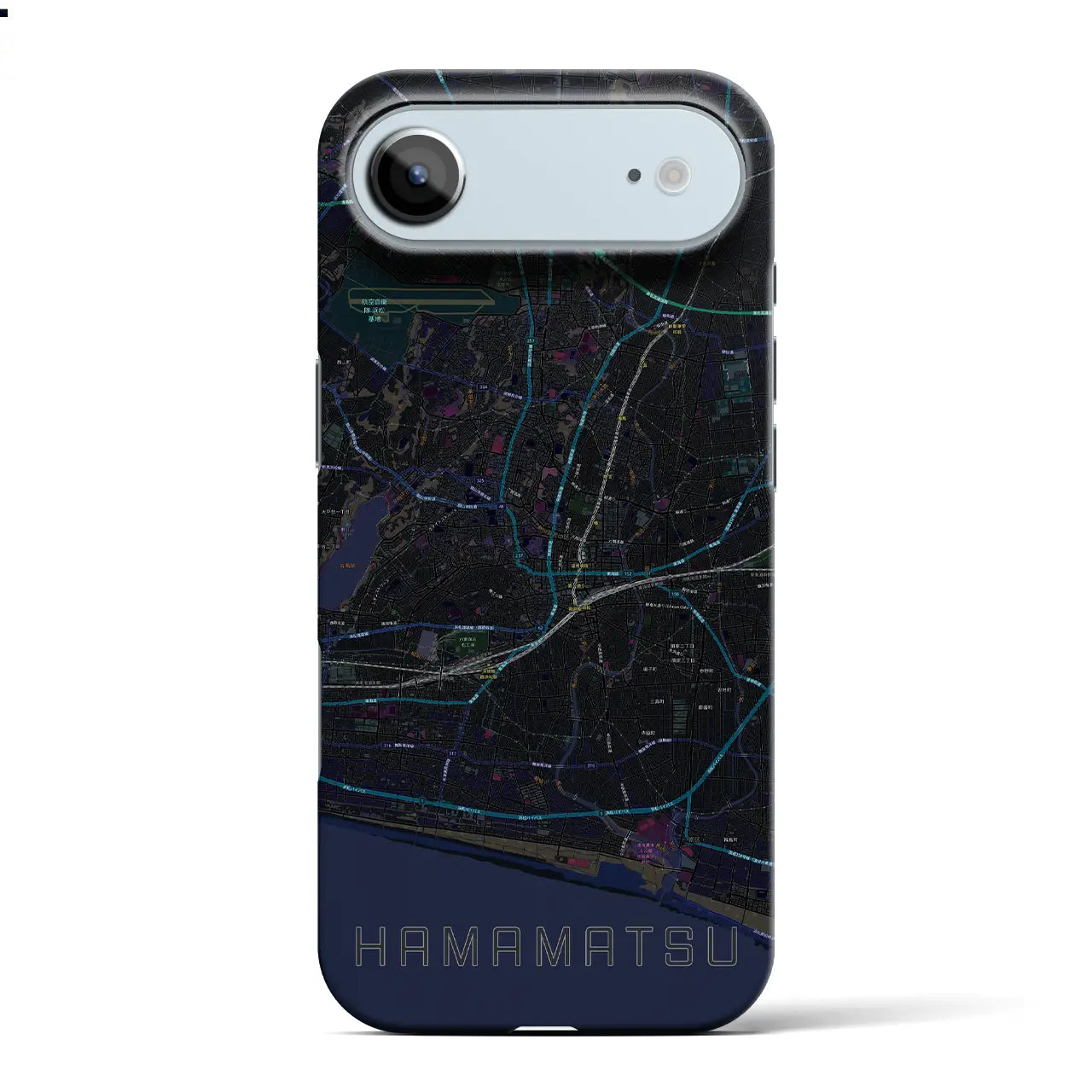 【浜松(静岡県)】地図柄iPhoneケース(バックカバータイプ)