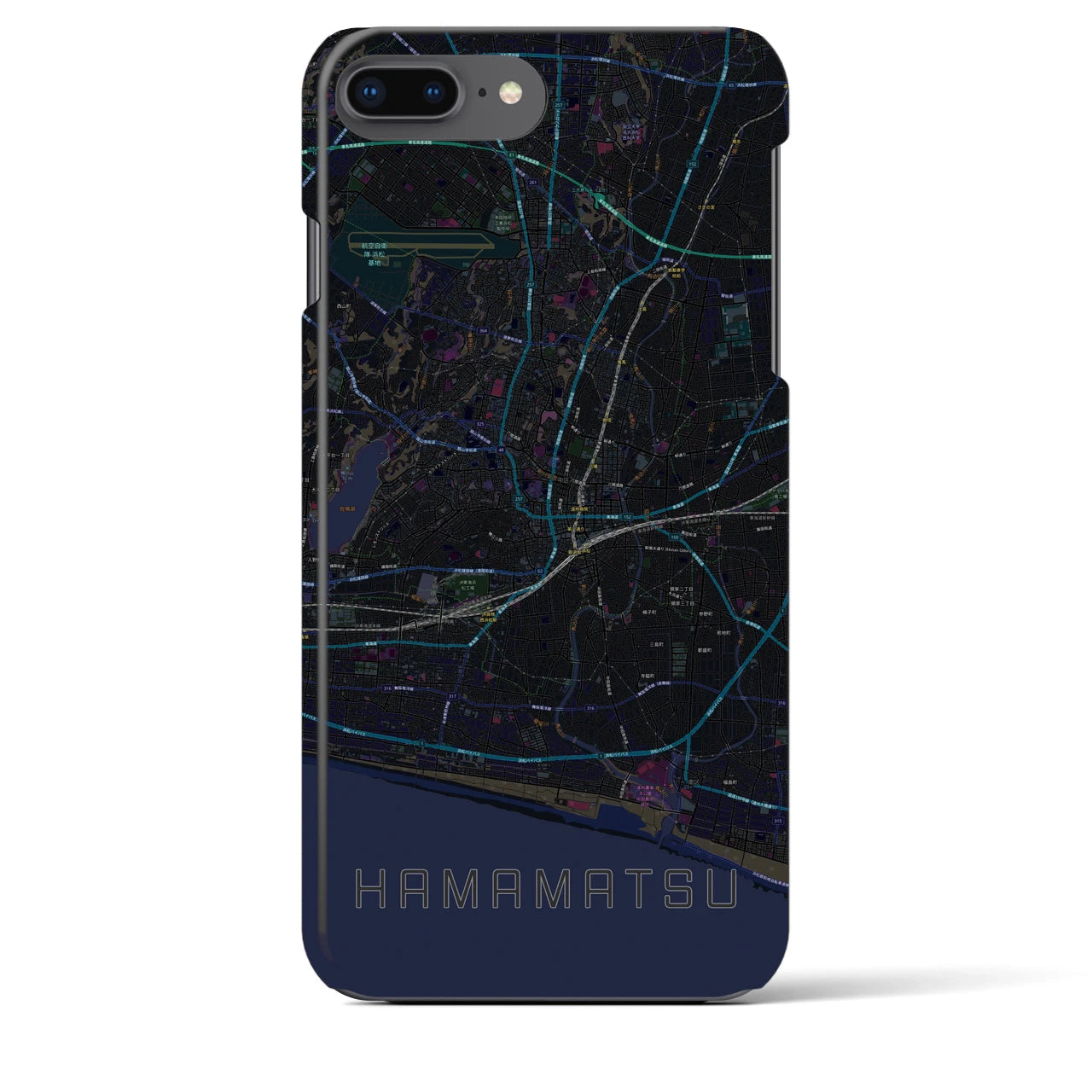 【浜松(静岡県)】地図柄iPhoneケース(バックカバータイプ)