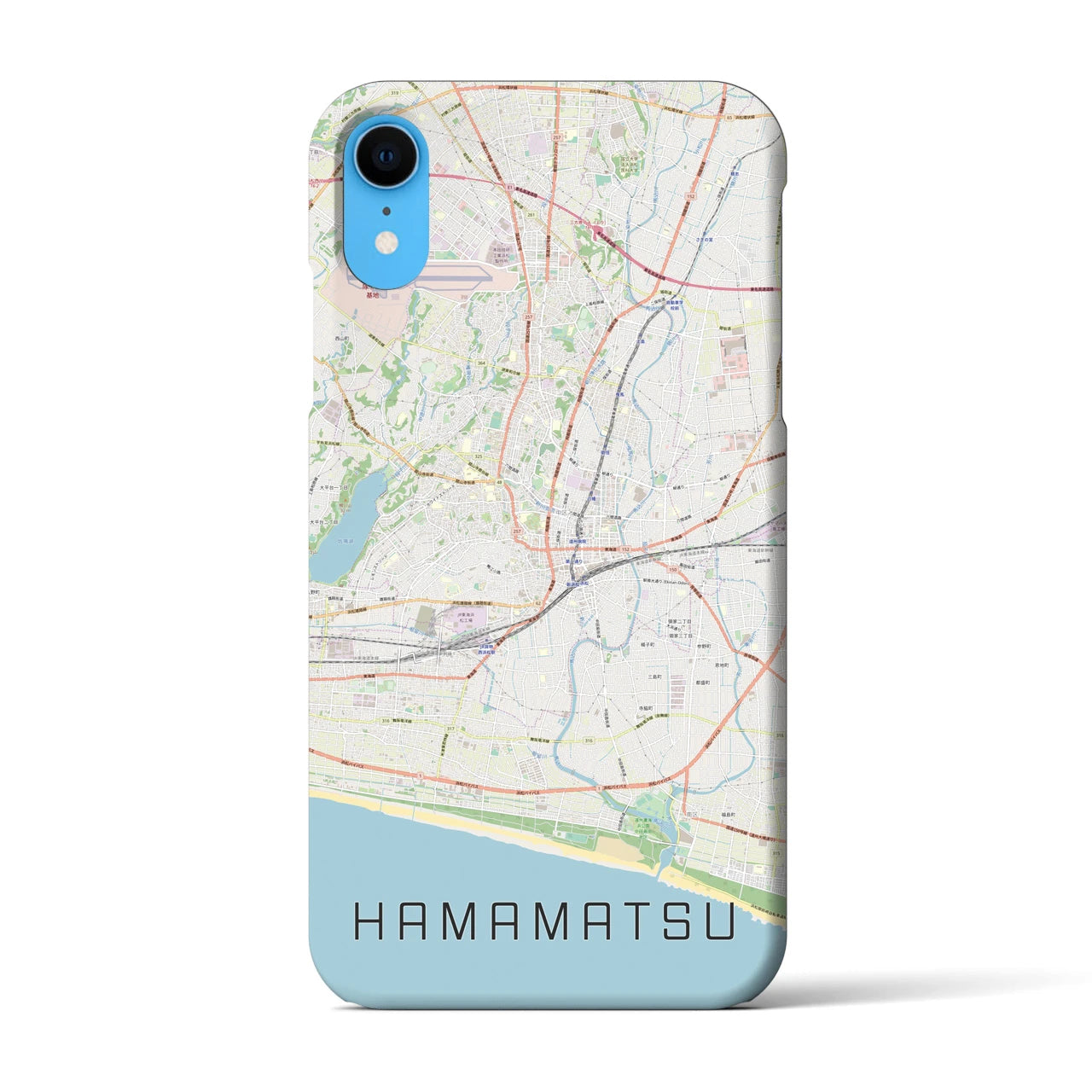 【浜松(静岡県)】地図柄iPhoneケース(バックカバータイプ)