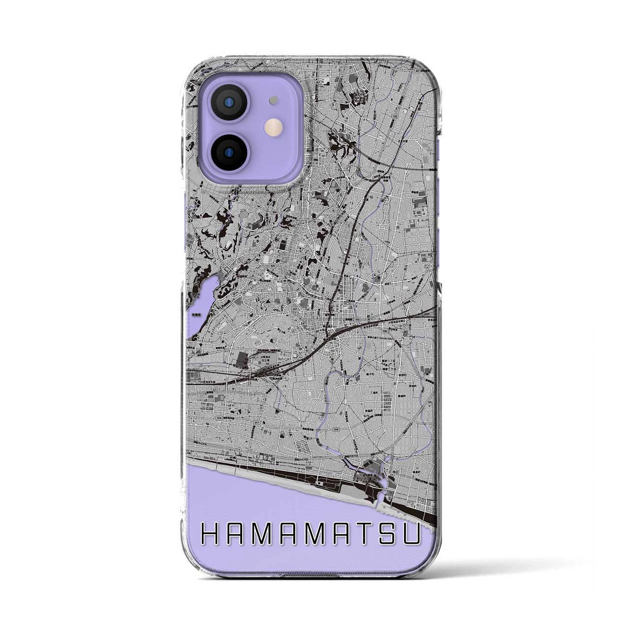 【浜松(静岡県)】地図柄iPhoneケース(クリアタイプ)