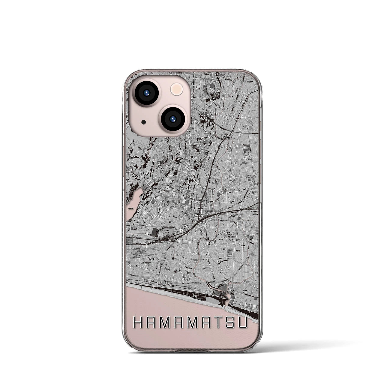 【浜松(静岡県)】地図柄iPhoneケース(クリアタイプ)
