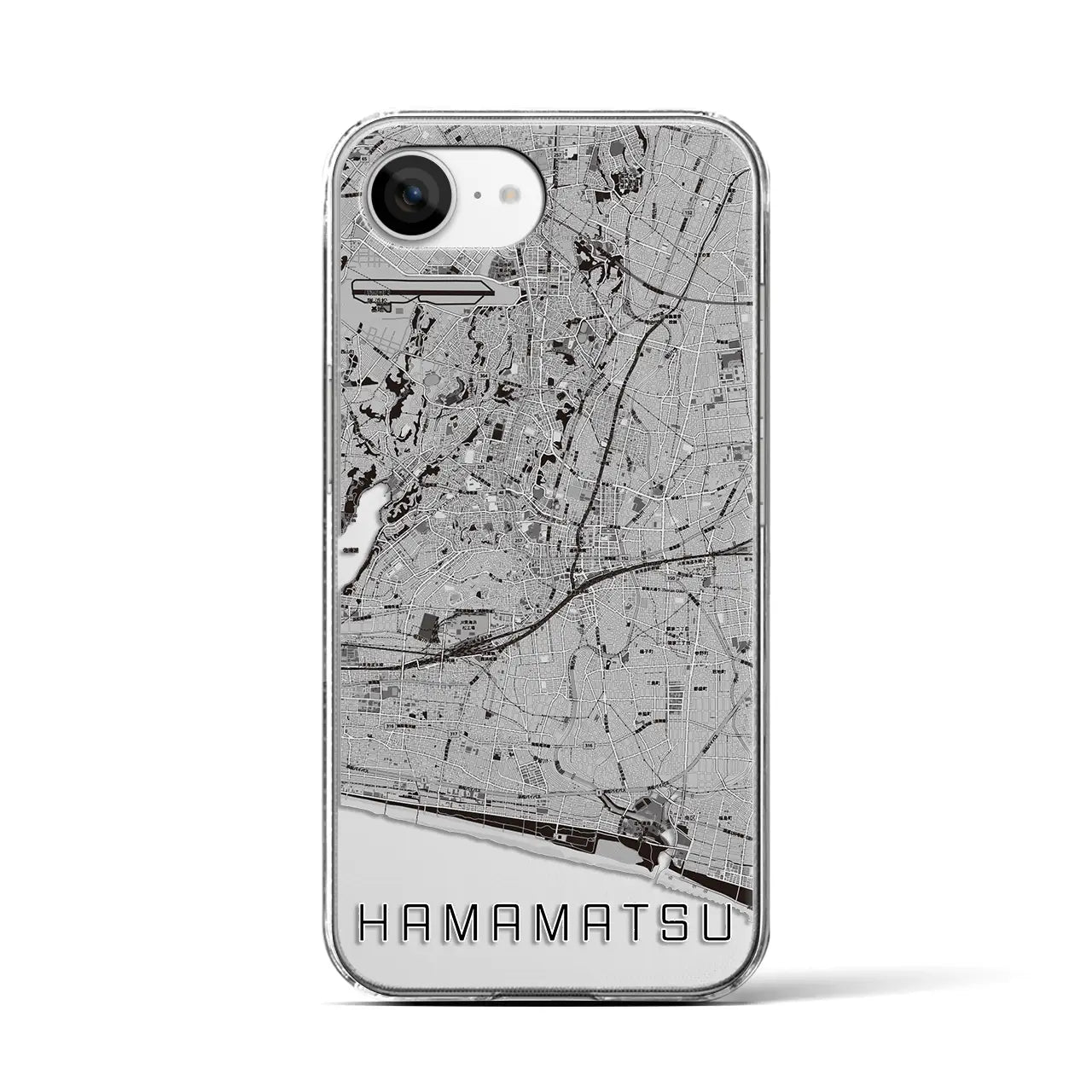 【浜松(静岡県)】地図柄iPhoneケース(クリアタイプ)