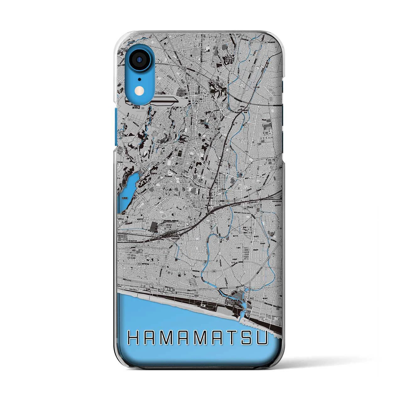 【浜松(静岡県)】地図柄iPhoneケース(クリアタイプ)