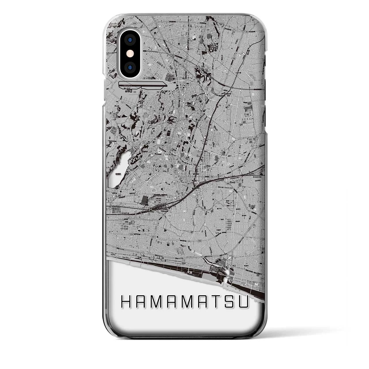 【浜松(静岡県)】地図柄iPhoneケース(クリアタイプ)