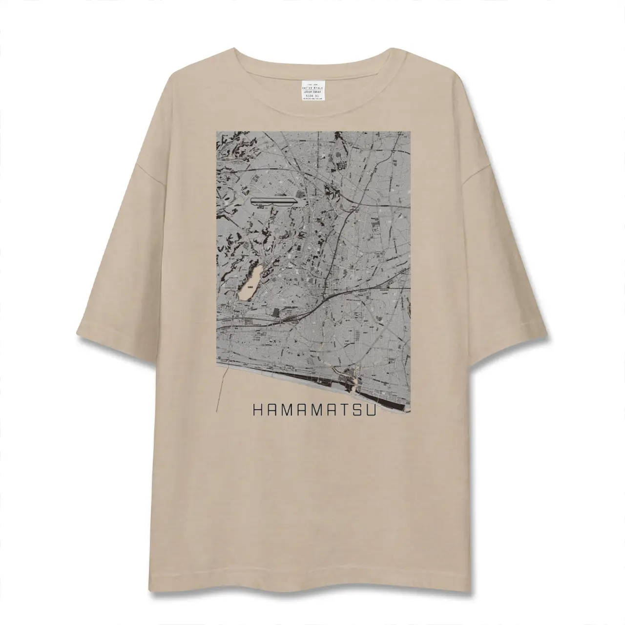 浜松（静岡県）】地図柄ビッグシルエットTシャツ – クロスフィールド