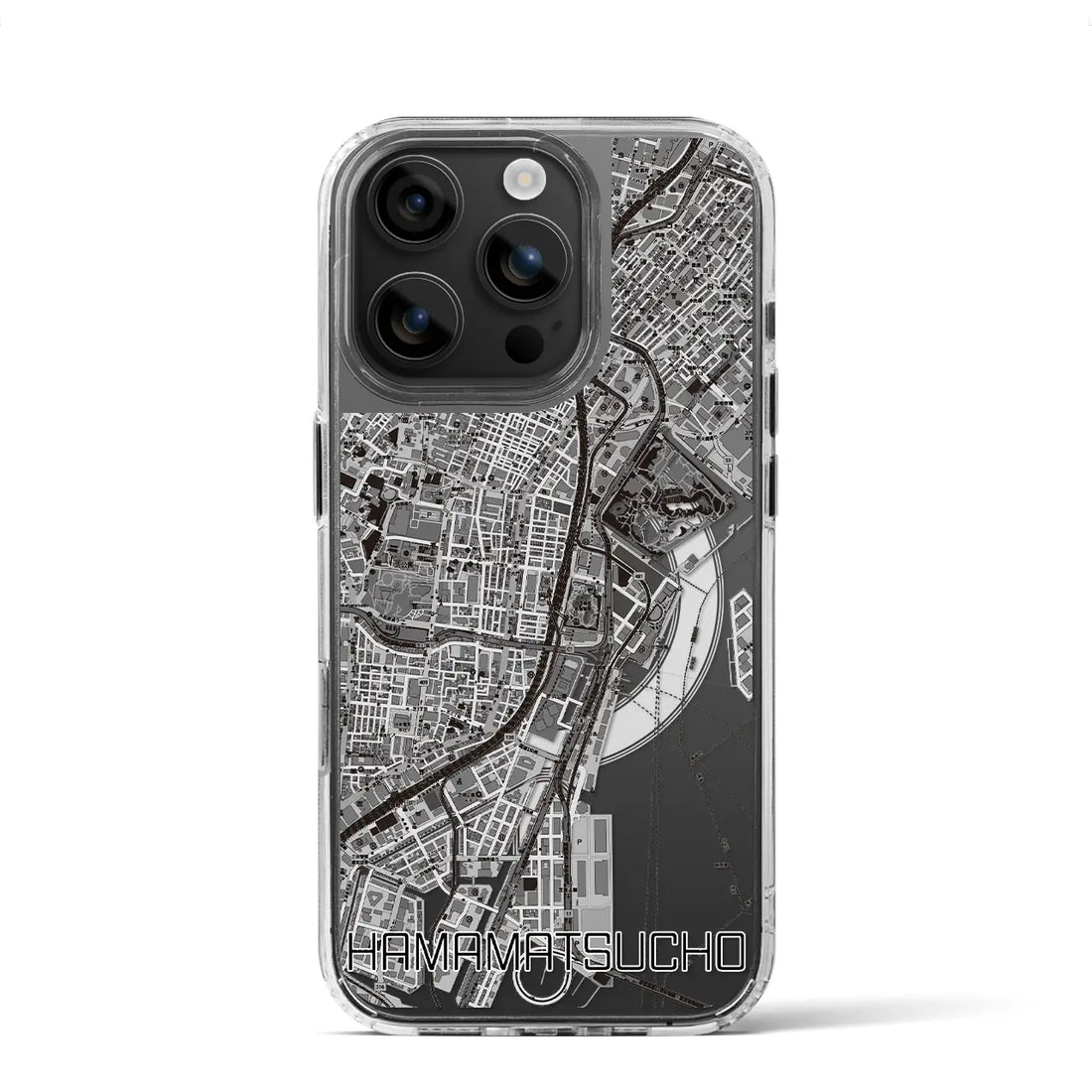 【浜松町(東京都)】地図柄iPhoneケース(MagSafeタイプ)