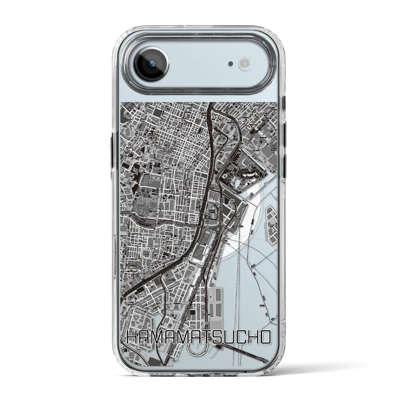 【浜松町(東京都)】地図柄iPhoneケース(MagSafeタイプ)