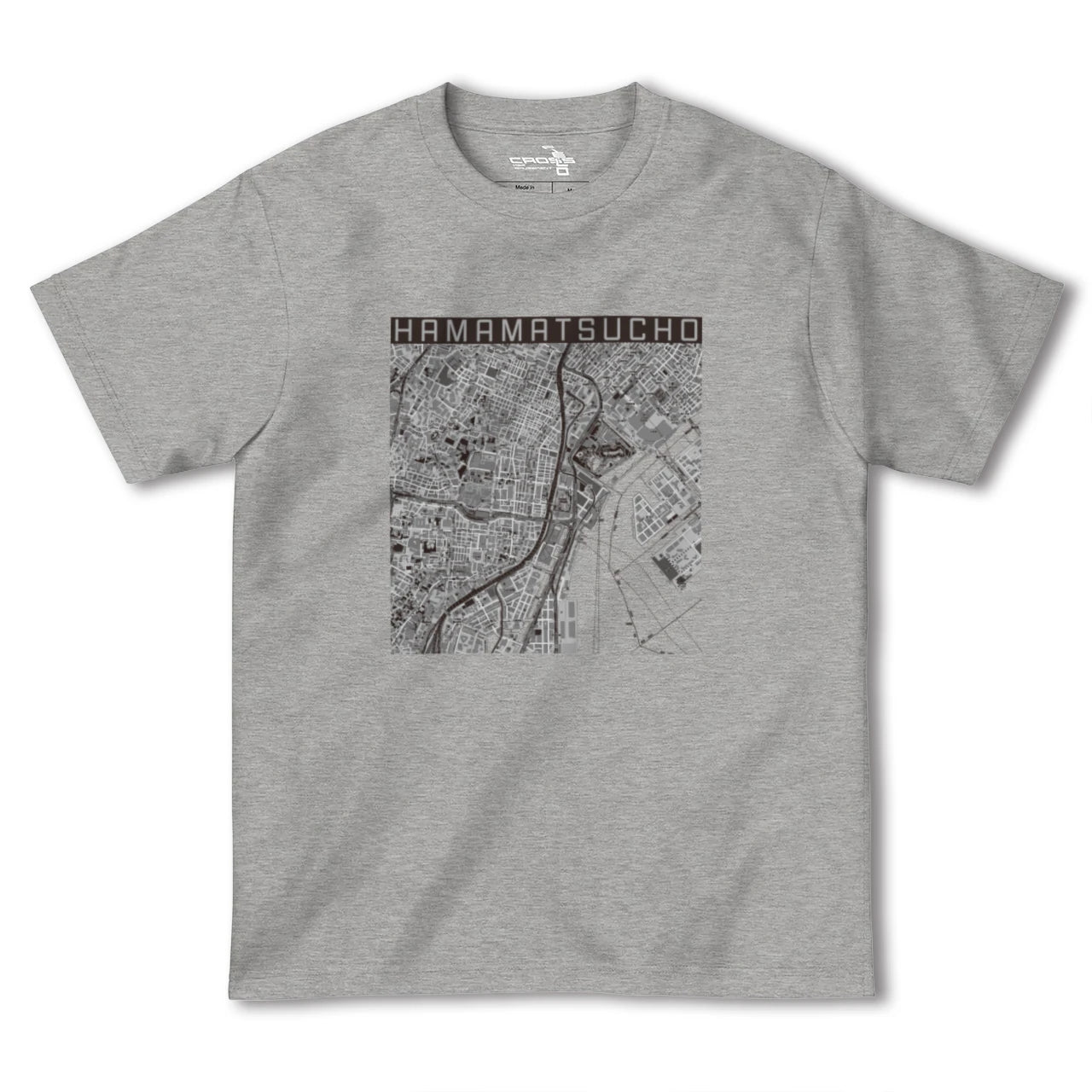 【浜松町(東京都)】地図柄ヘビーウェイトTシャツ