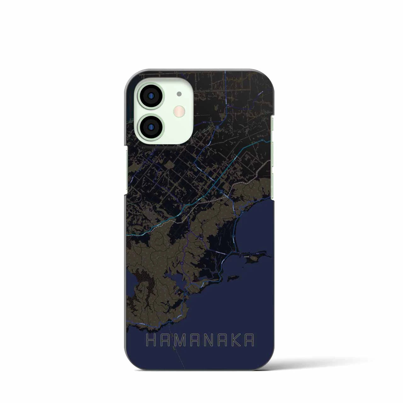 【浜中(北海道)】地図柄iPhoneケース(バックカバータイプ)