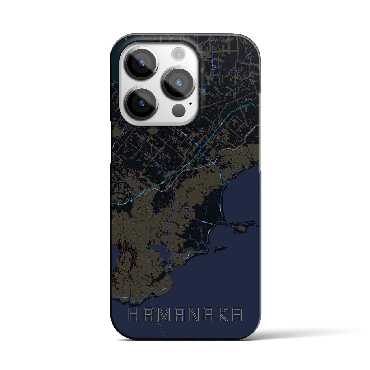 【浜中(北海道)】地図柄iPhoneケース(バックカバータイプ)
