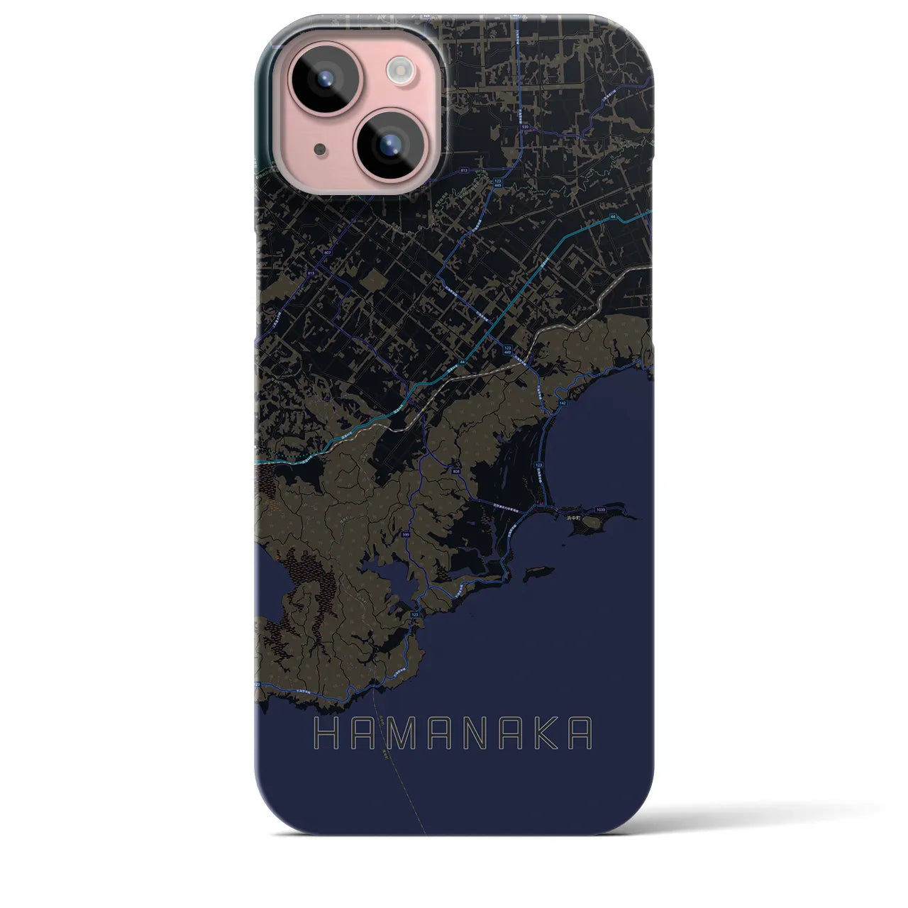 【浜中(北海道)】地図柄iPhoneケース(バックカバータイプ)