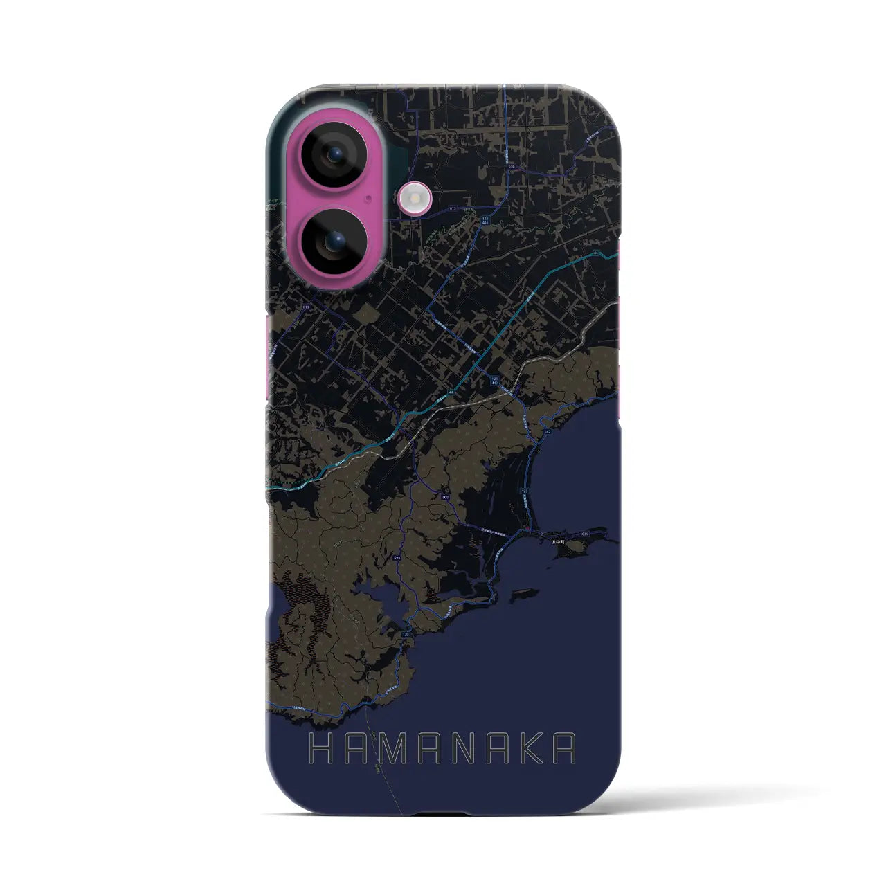 【浜中(北海道)】地図柄iPhoneケース(バックカバータイプ)