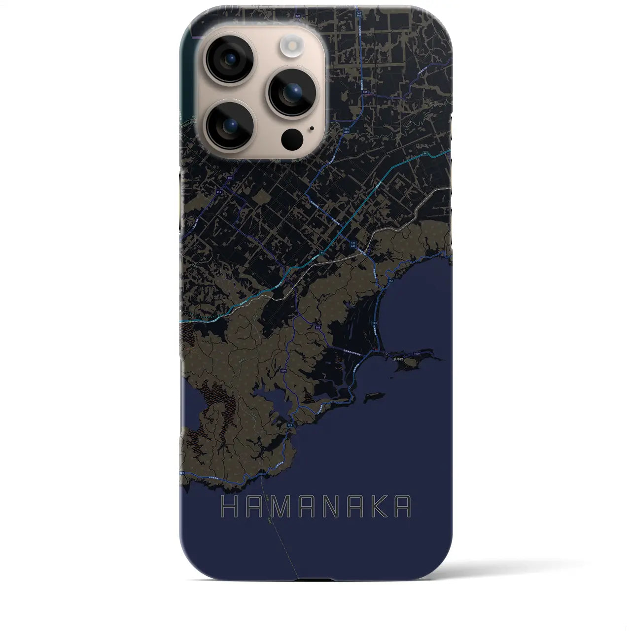 【浜中(北海道)】地図柄iPhoneケース(バックカバータイプ)