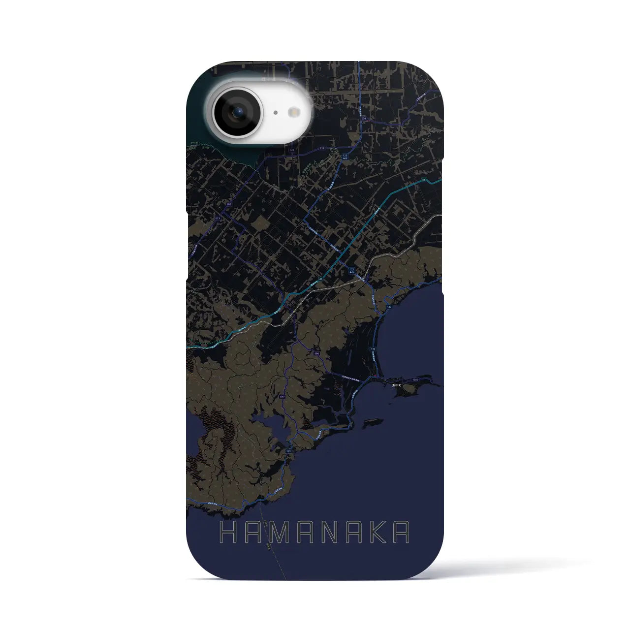 【浜中(北海道)】地図柄iPhoneケース(バックカバータイプ)