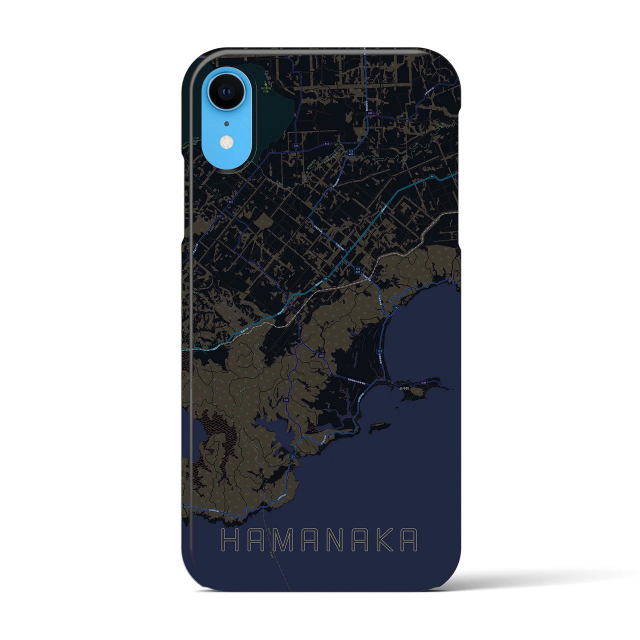 【浜中(北海道)】地図柄iPhoneケース(バックカバータイプ)