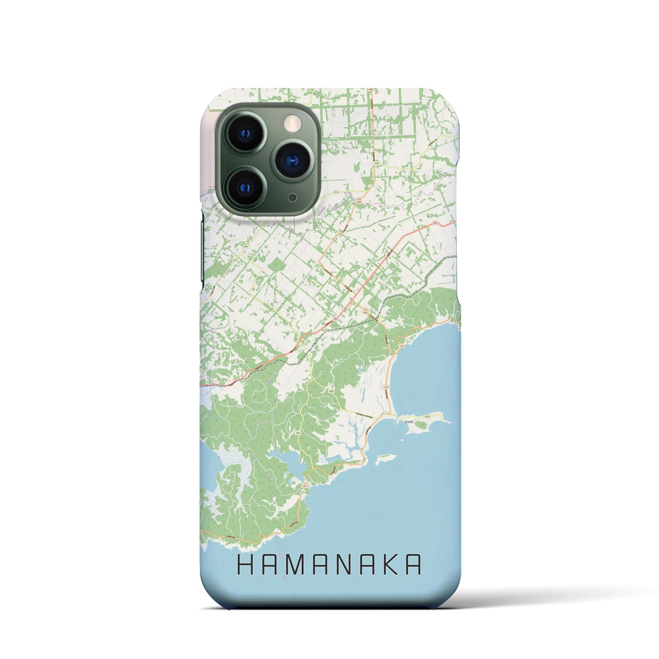 【浜中(北海道)】地図柄iPhoneケース(バックカバータイプ)