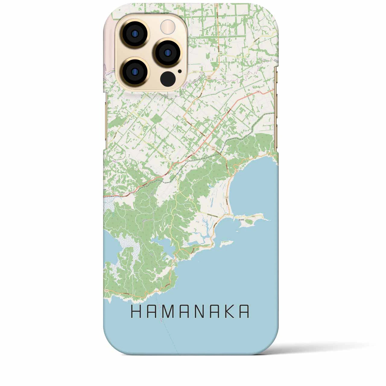 【浜中(北海道)】地図柄iPhoneケース(バックカバータイプ)