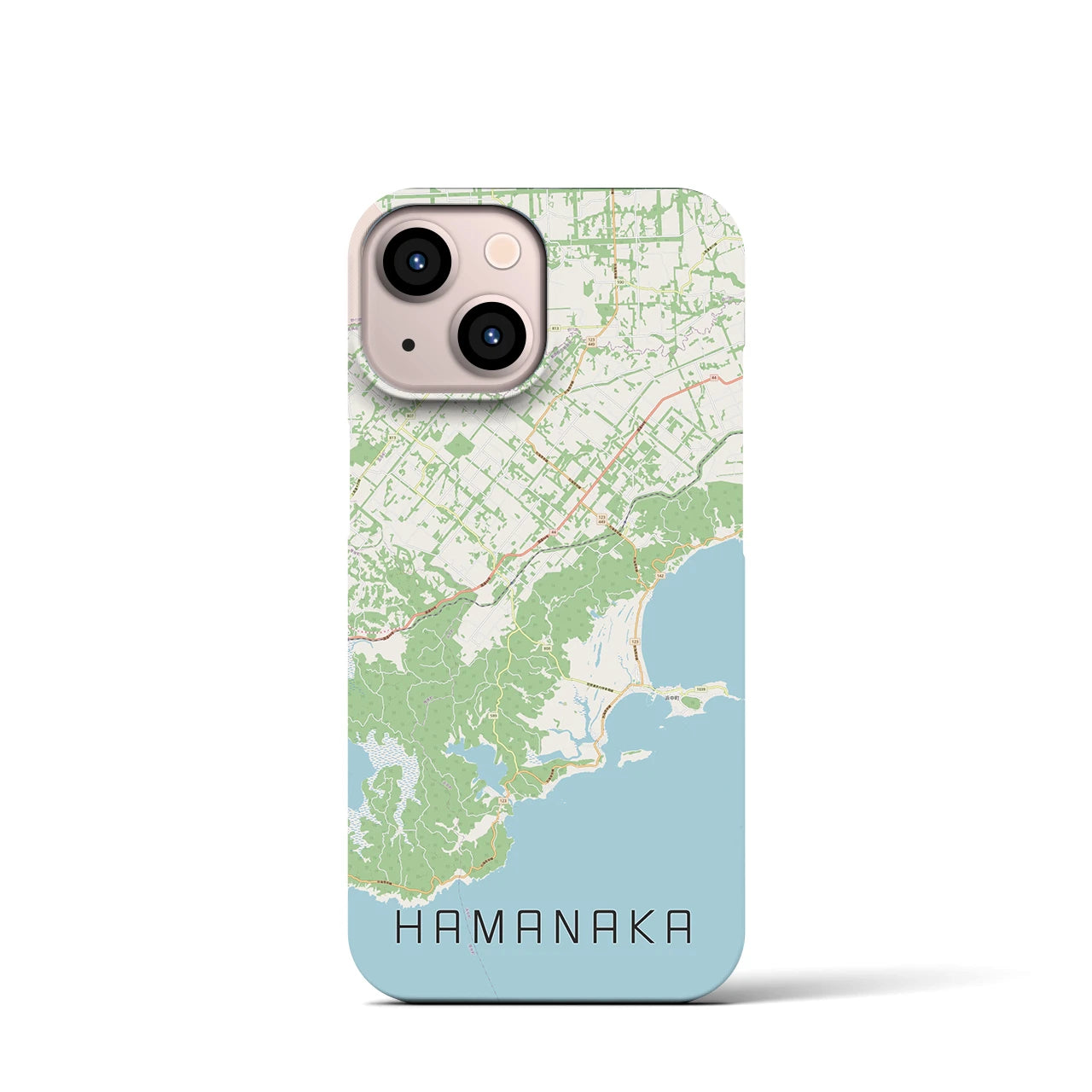 【浜中(北海道)】地図柄iPhoneケース(バックカバータイプ)