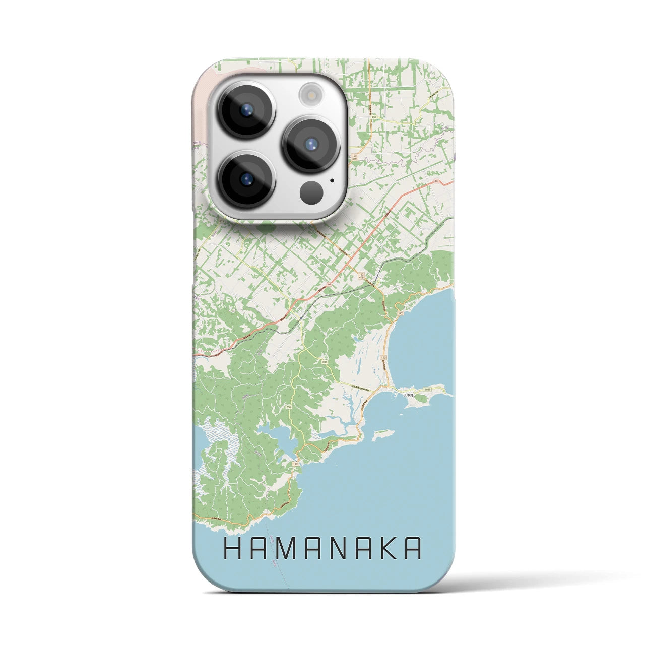 【浜中(北海道)】地図柄iPhoneケース(バックカバータイプ)