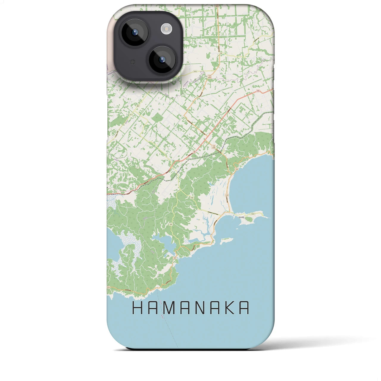 【浜中(北海道)】地図柄iPhoneケース(バックカバータイプ)