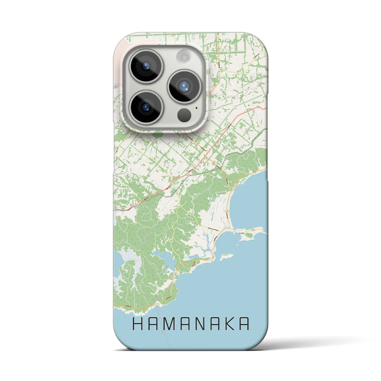 【浜中(北海道)】地図柄iPhoneケース(バックカバータイプ)