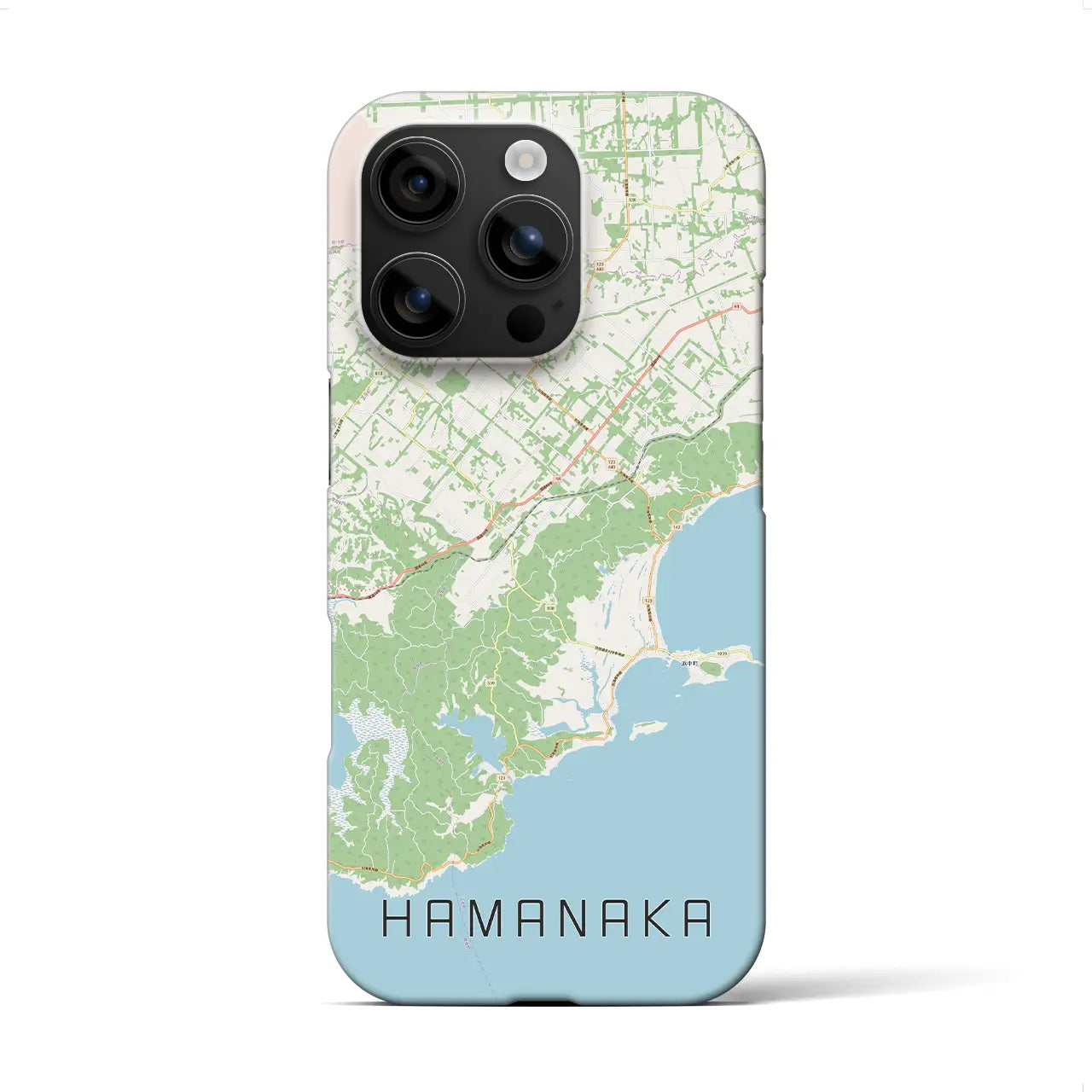 【浜中(北海道)】地図柄iPhoneケース(バックカバータイプ)
