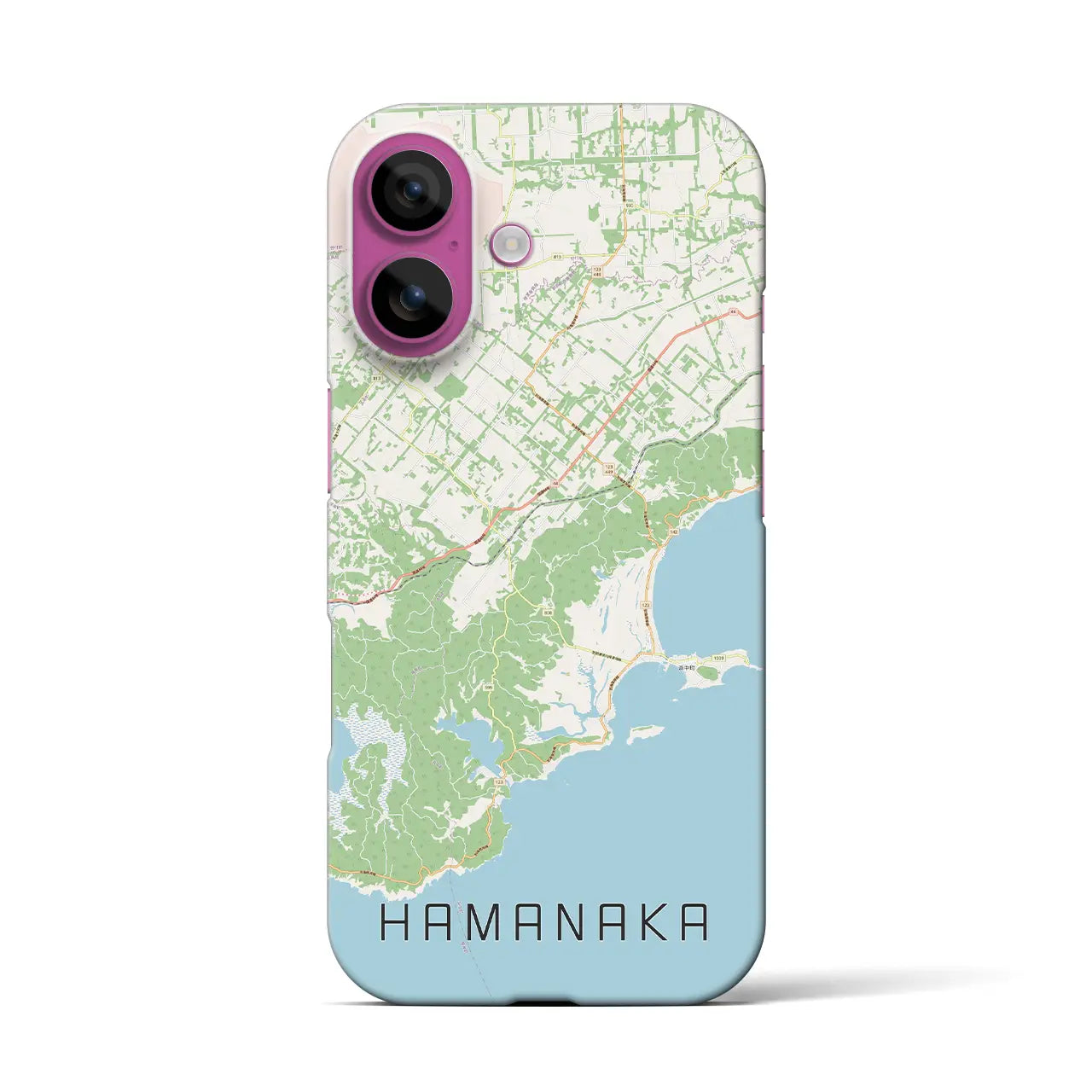 【浜中(北海道)】地図柄iPhoneケース(バックカバータイプ)