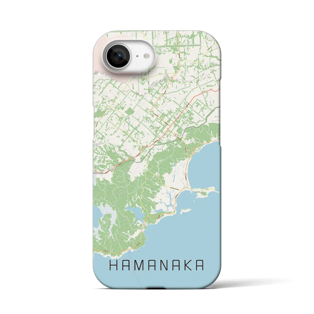 【浜中(北海道)】地図柄iPhoneケース(バックカバータイプ)