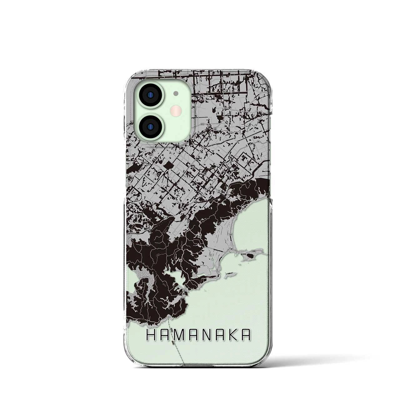 【浜中(北海道)】地図柄iPhoneケース(クリアタイプ)