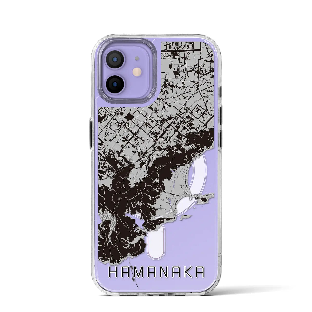 【浜中(北海道)】地図柄iPhoneケース(MagSafeタイプ)