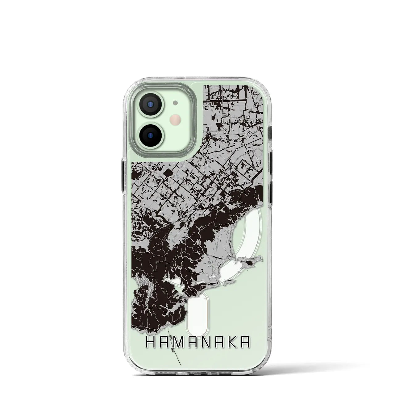 【浜中(北海道)】地図柄iPhoneケース(MagSafeタイプ)