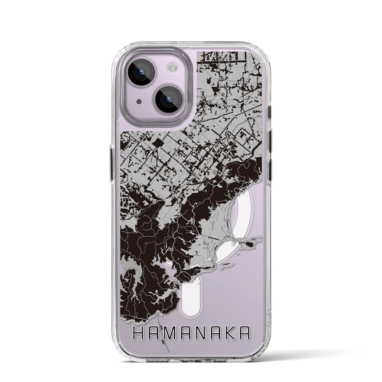 【浜中(北海道)】地図柄iPhoneケース(MagSafeタイプ)