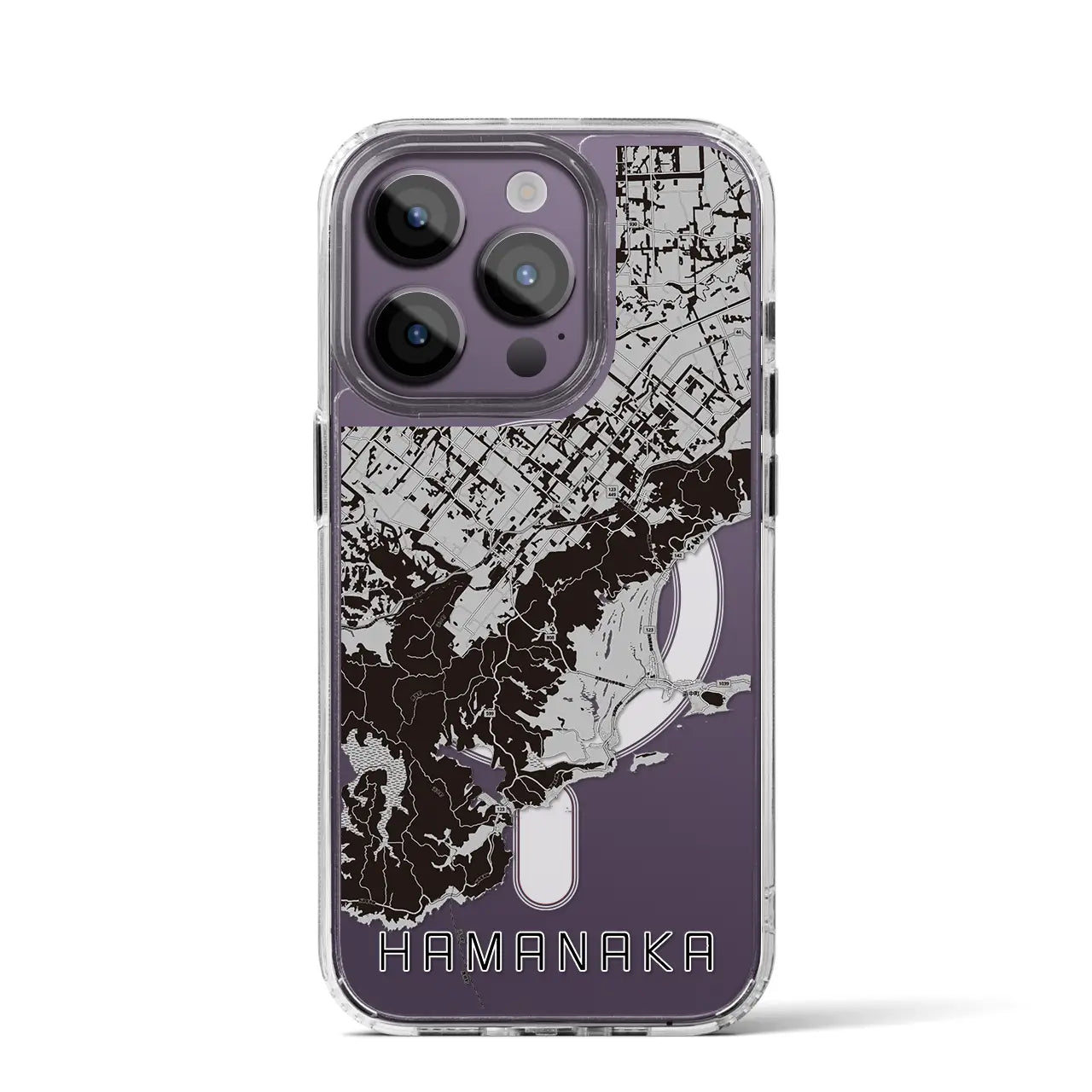 【浜中(北海道)】地図柄iPhoneケース(MagSafeタイプ)