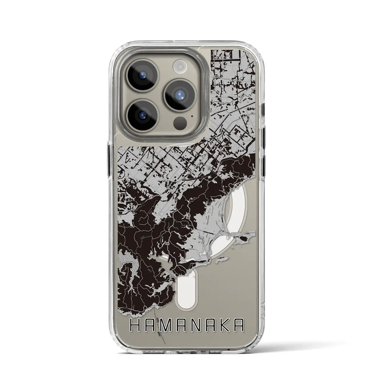 【浜中(北海道)】地図柄iPhoneケース(MagSafeタイプ)