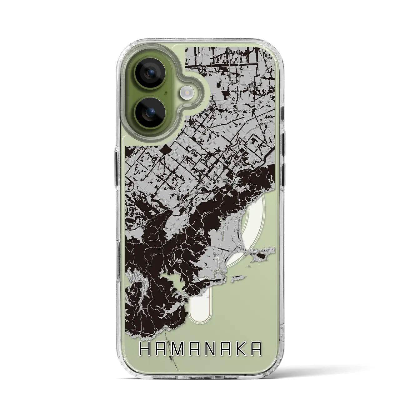 【浜中(北海道)】地図柄iPhoneケース(MagSafeタイプ)
