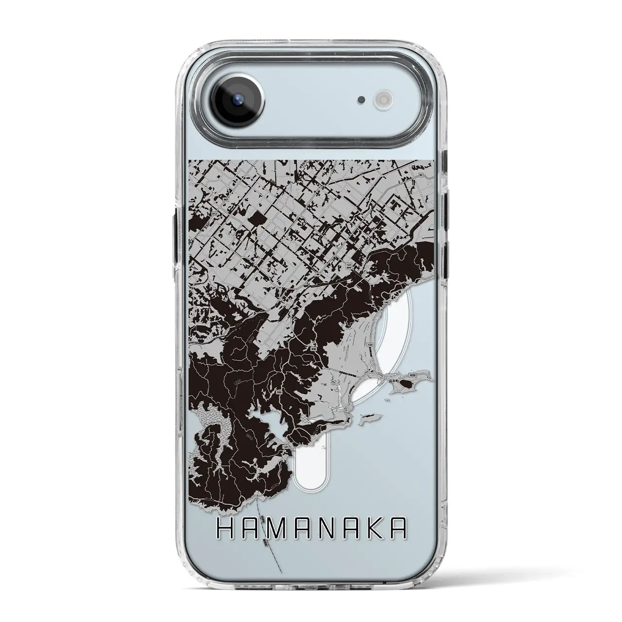 【浜中(北海道)】地図柄iPhoneケース(MagSafeタイプ)