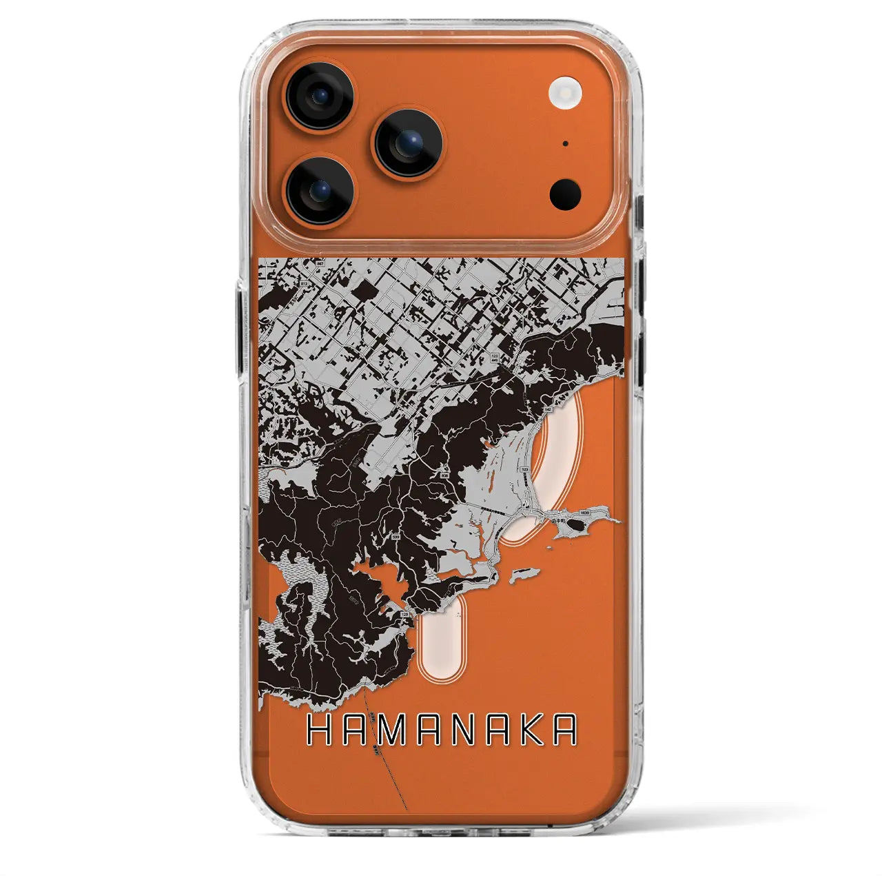 【浜中(北海道)】地図柄iPhoneケース(MagSafeタイプ)