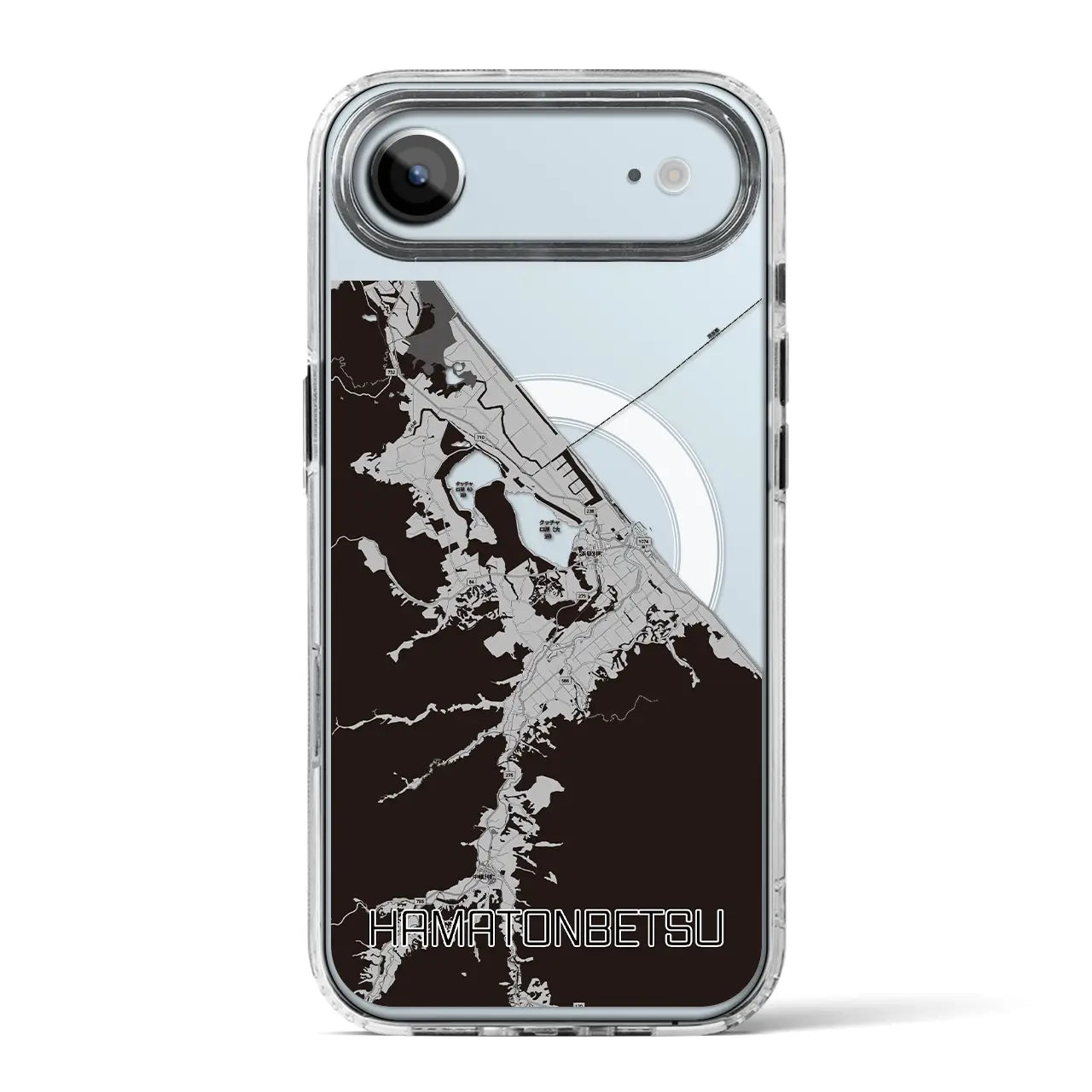 【浜頓別(北海道)】地図柄iPhoneケース(MagSafeタイプ)