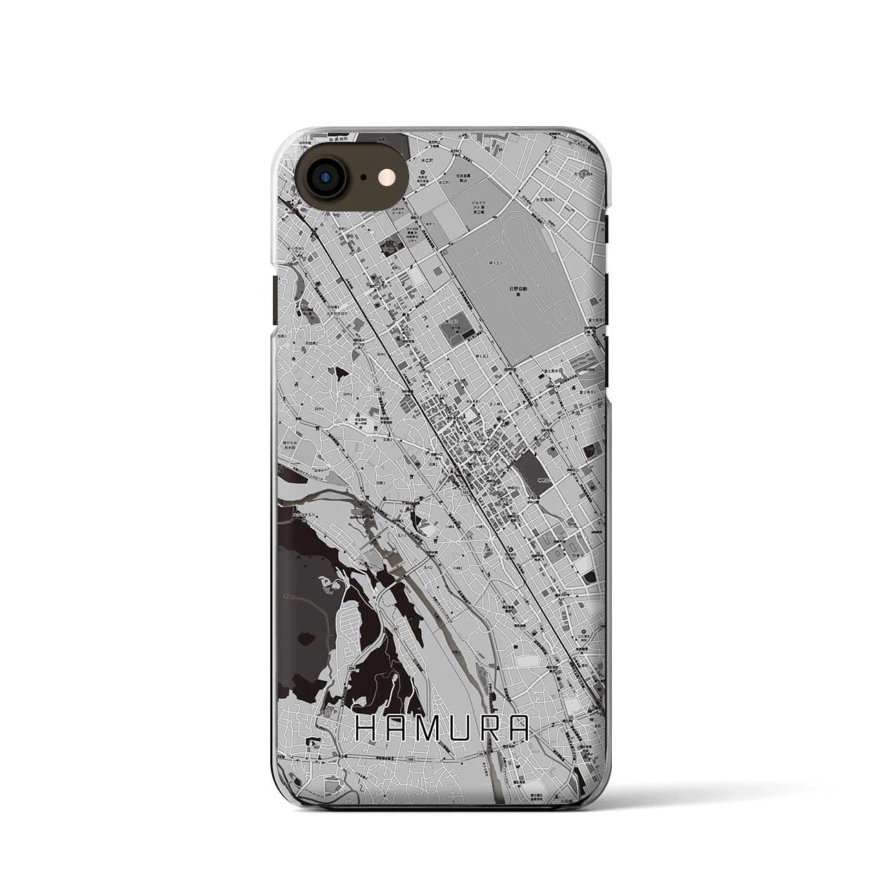 【羽村(東京都)】地図柄iPhoneケース(クリアタイプ)