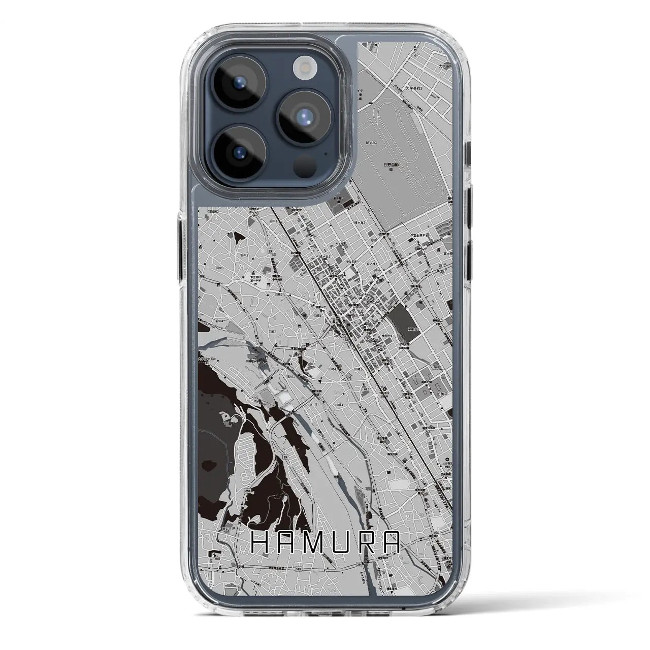 【羽村(東京都)】地図柄iPhoneケース(MagSafeタイプ)