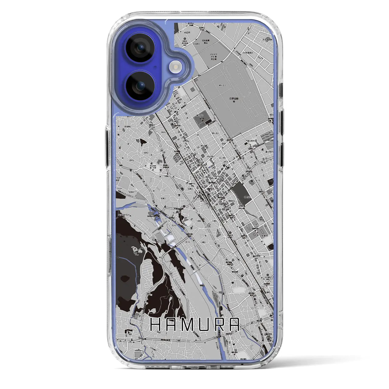 【羽村(東京都)】地図柄iPhoneケース(MagSafeタイプ)
