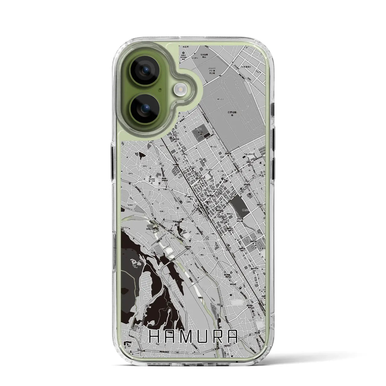 【羽村(東京都)】地図柄iPhoneケース(MagSafeタイプ)
