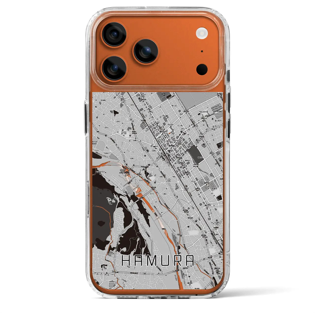 【羽村(東京都)】地図柄iPhoneケース(MagSafeタイプ)